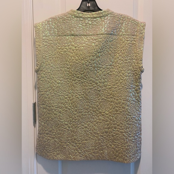 EUC J Crew Collection Iridescent Top Lined SZ 6 Floral Pattern Jenna Lyons Era - Picture 4 of 8